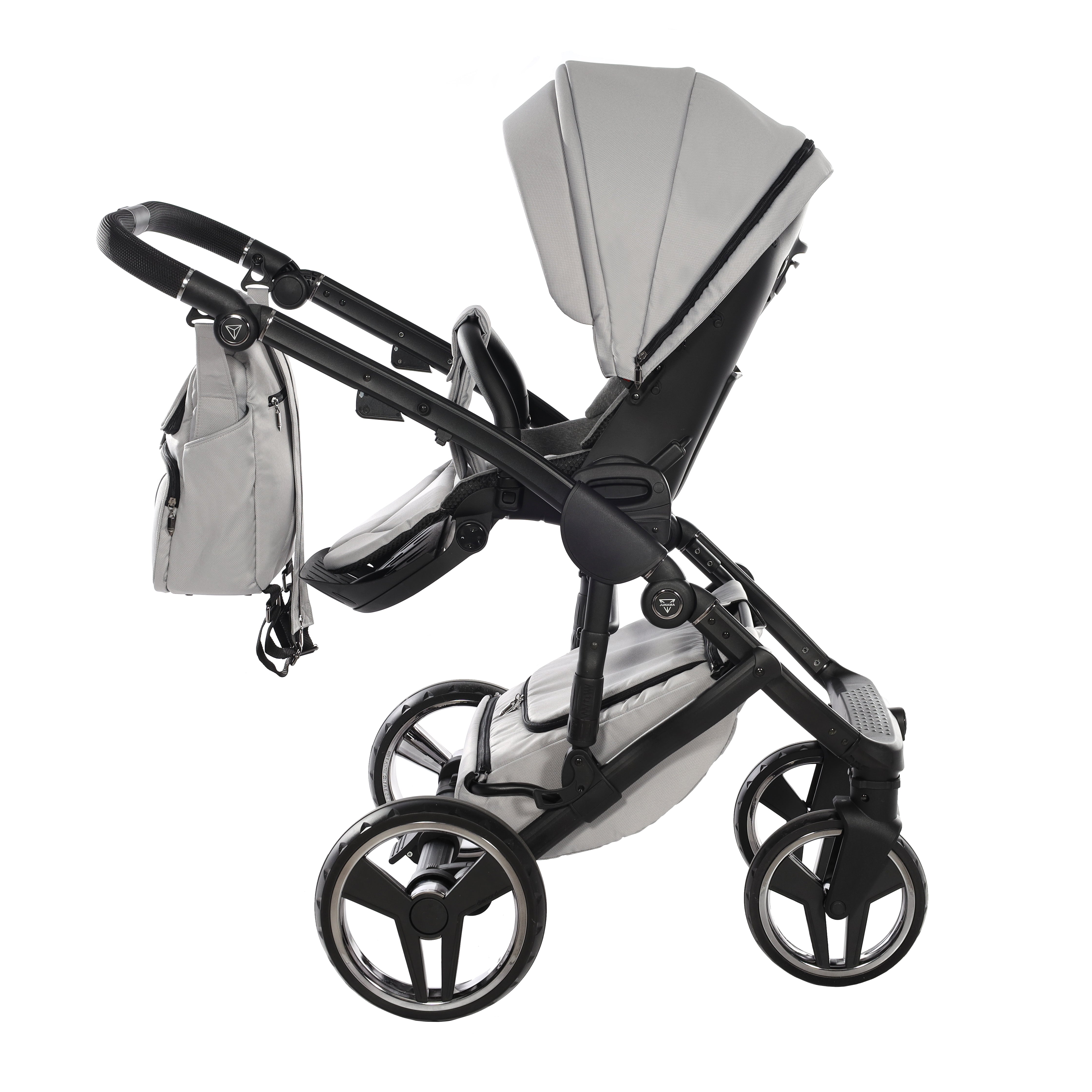 Junama Core 2 in 1 Pram - Grey Mist   