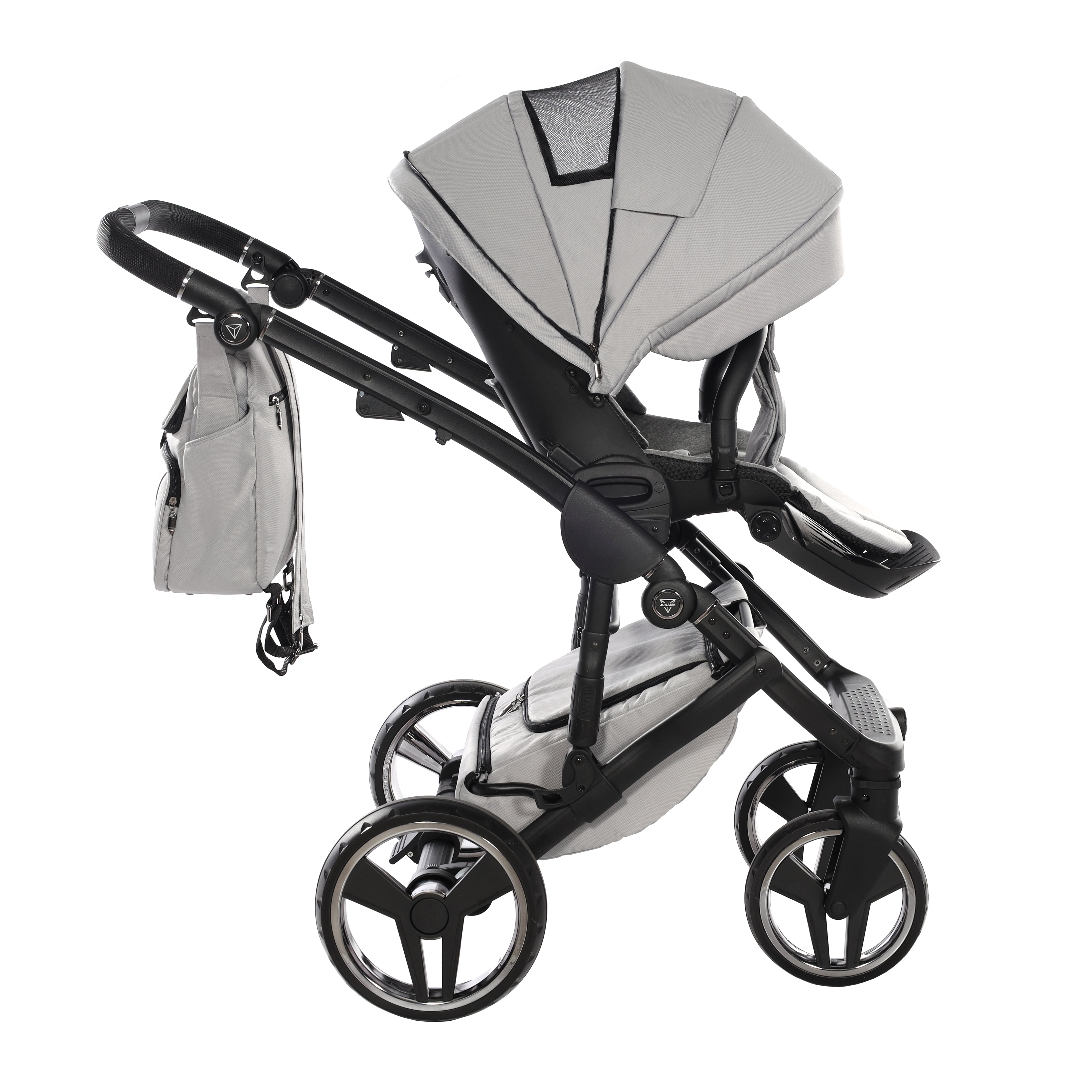 Junama Core 2 in 1 Pram - Grey Mist   