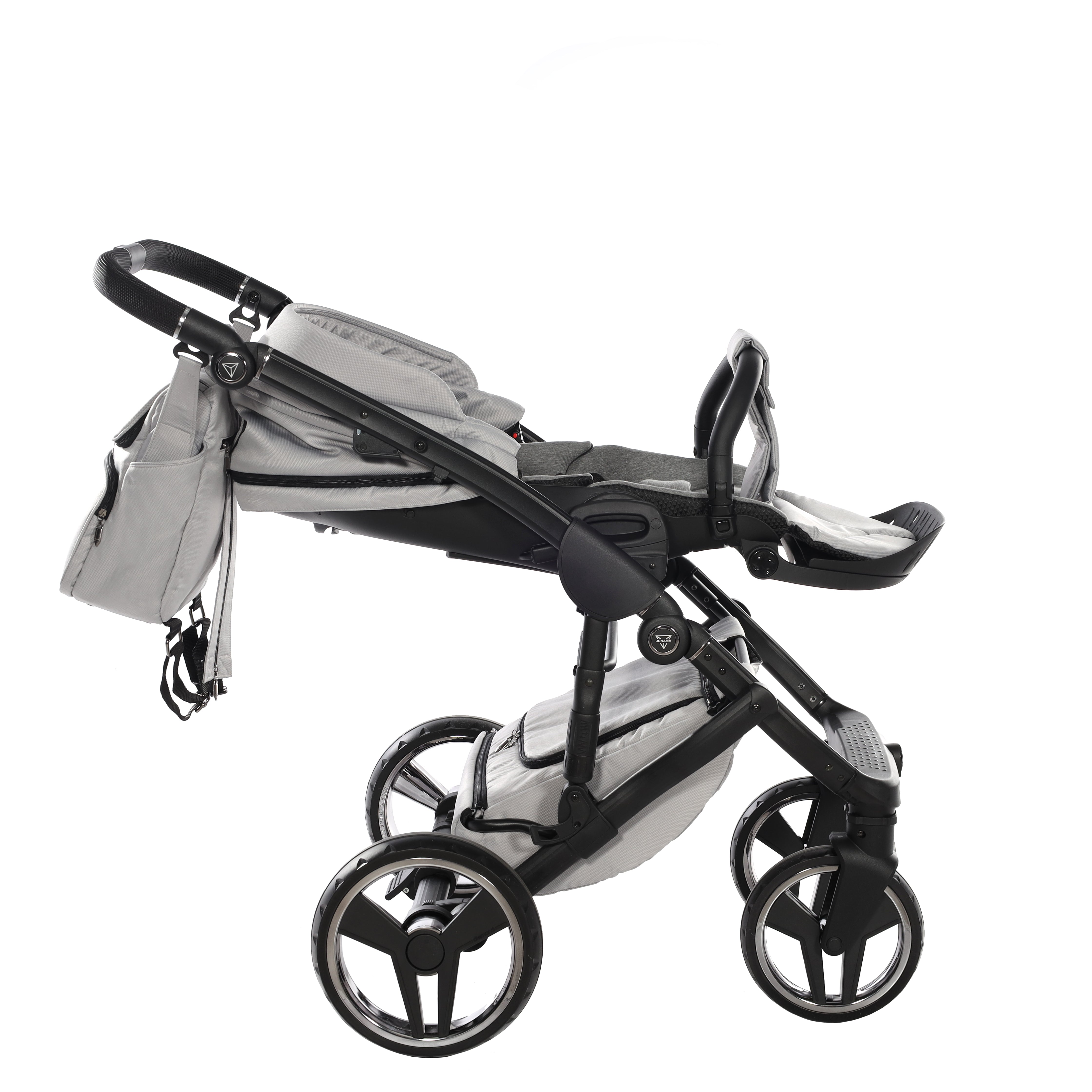 Junama Core 2 in 1 Pram - Grey Mist   