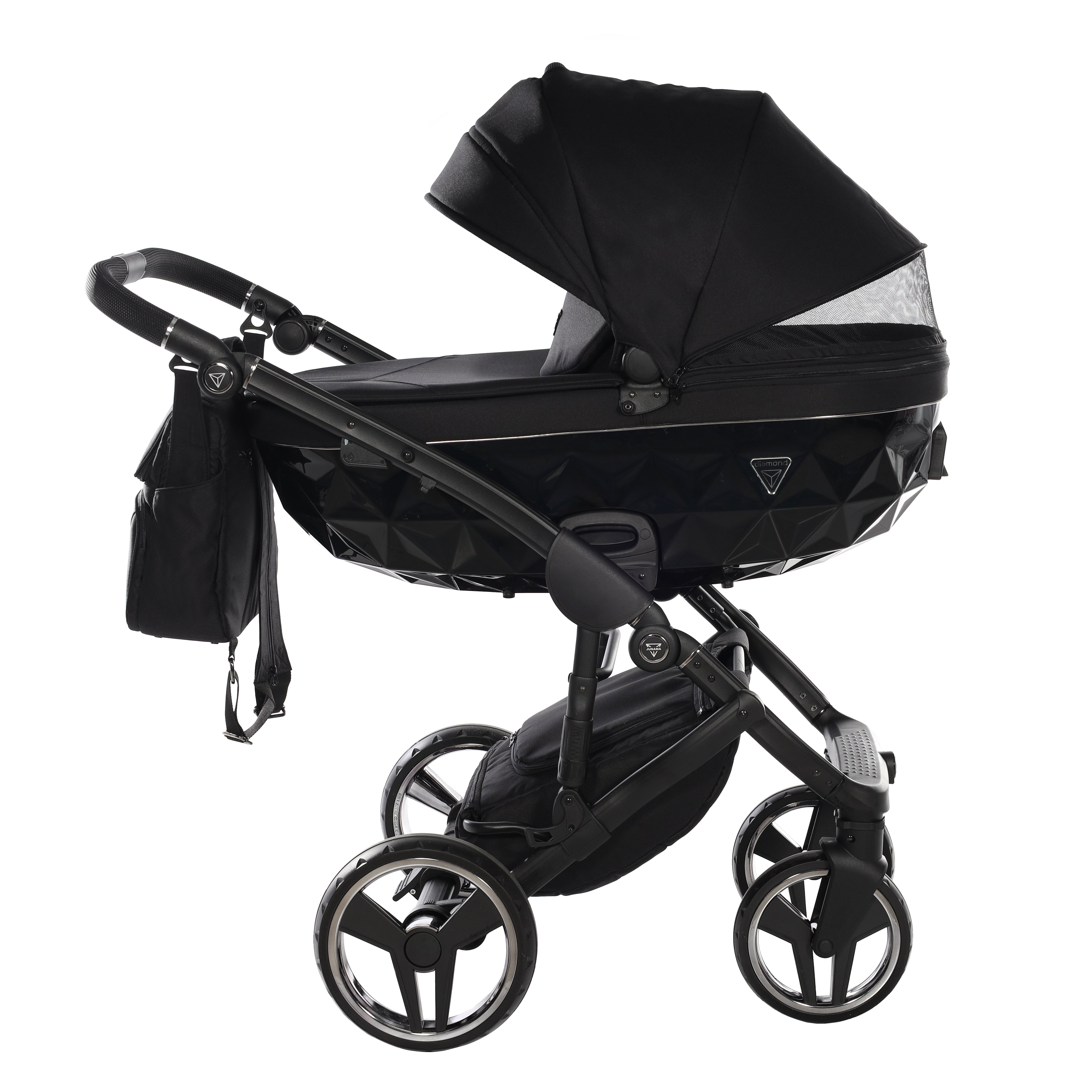 Junama Core 2 in 1 Pram - Black   