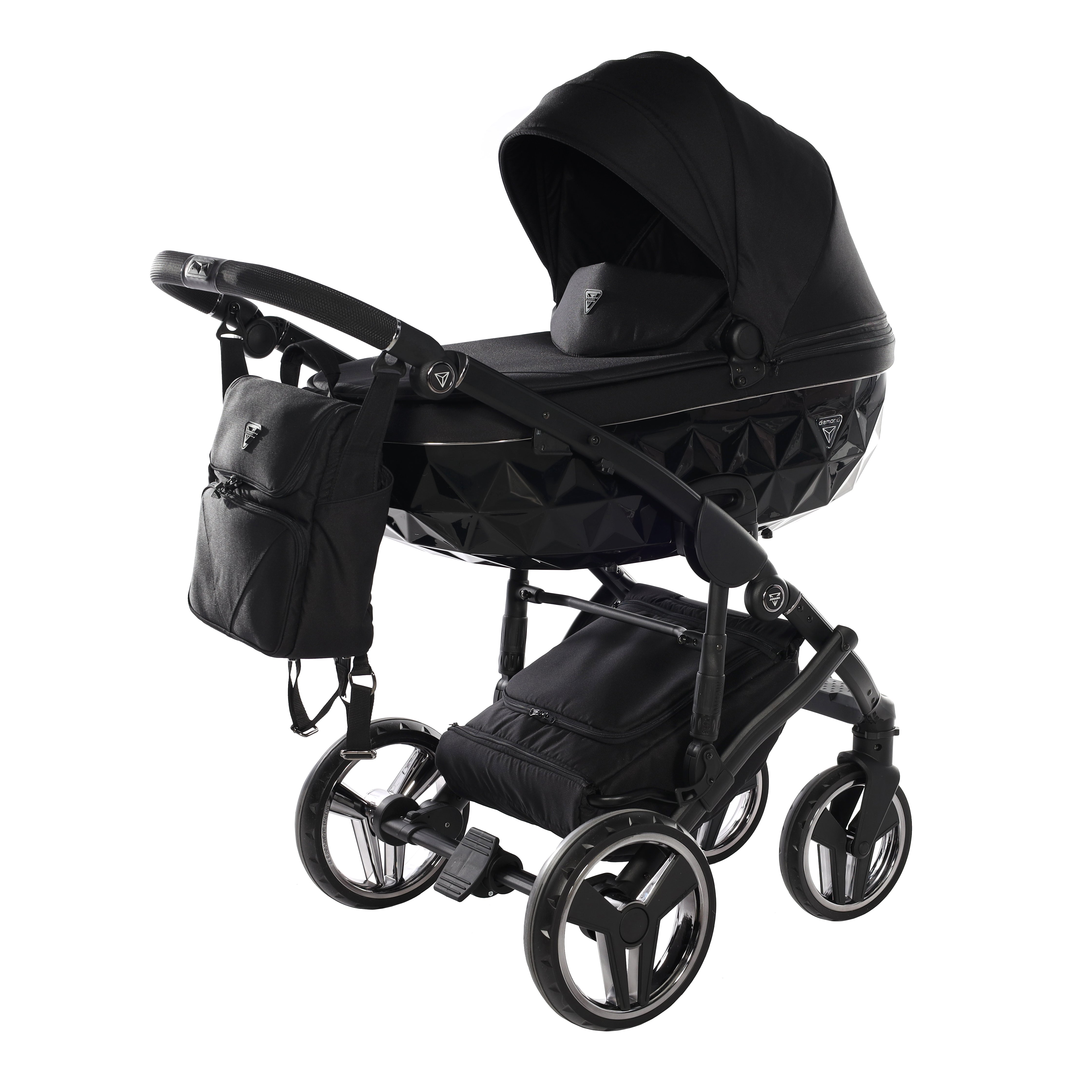 Junama Core 2 in 1 Pram - Black   