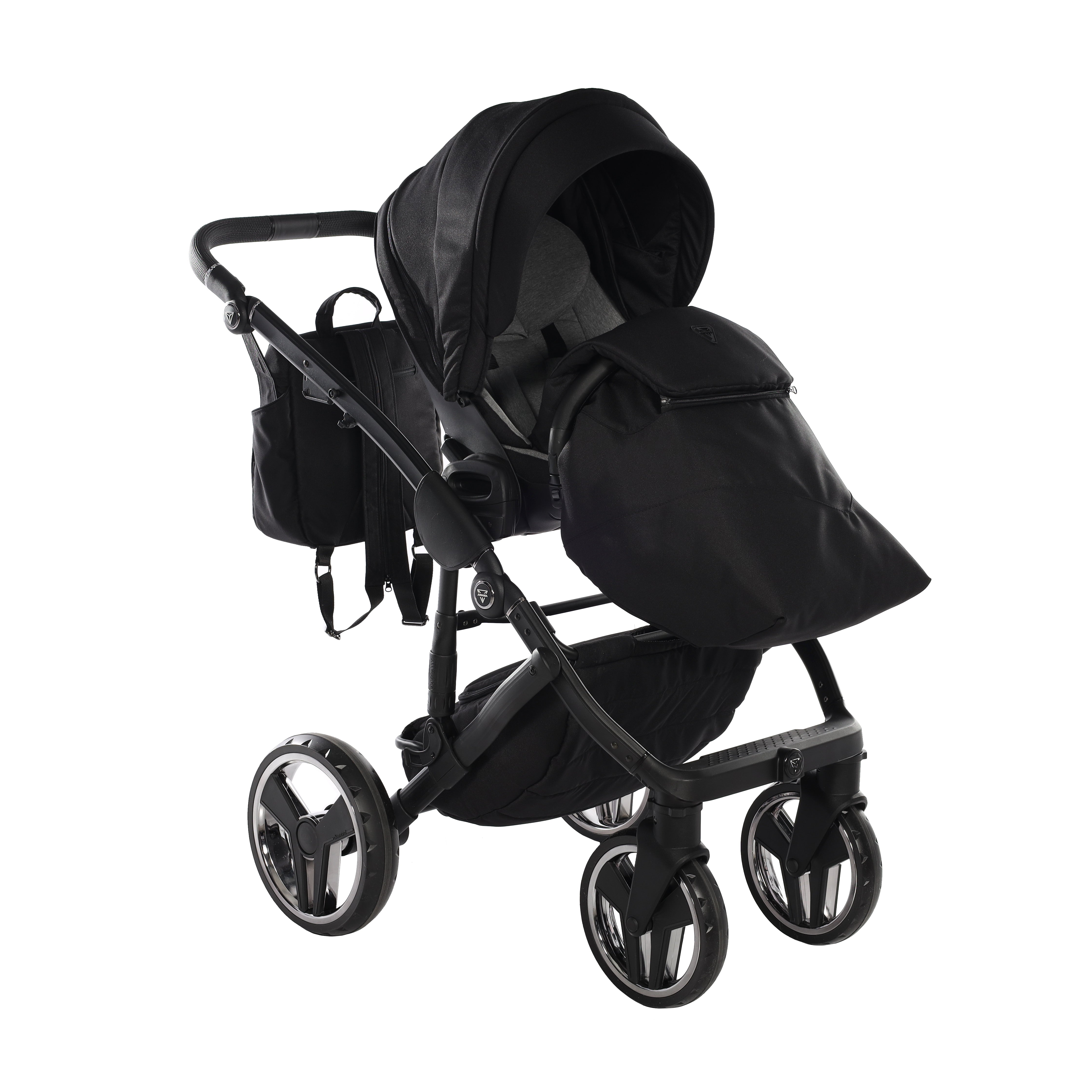 Junama Core 2 in 1 Pram - Black   