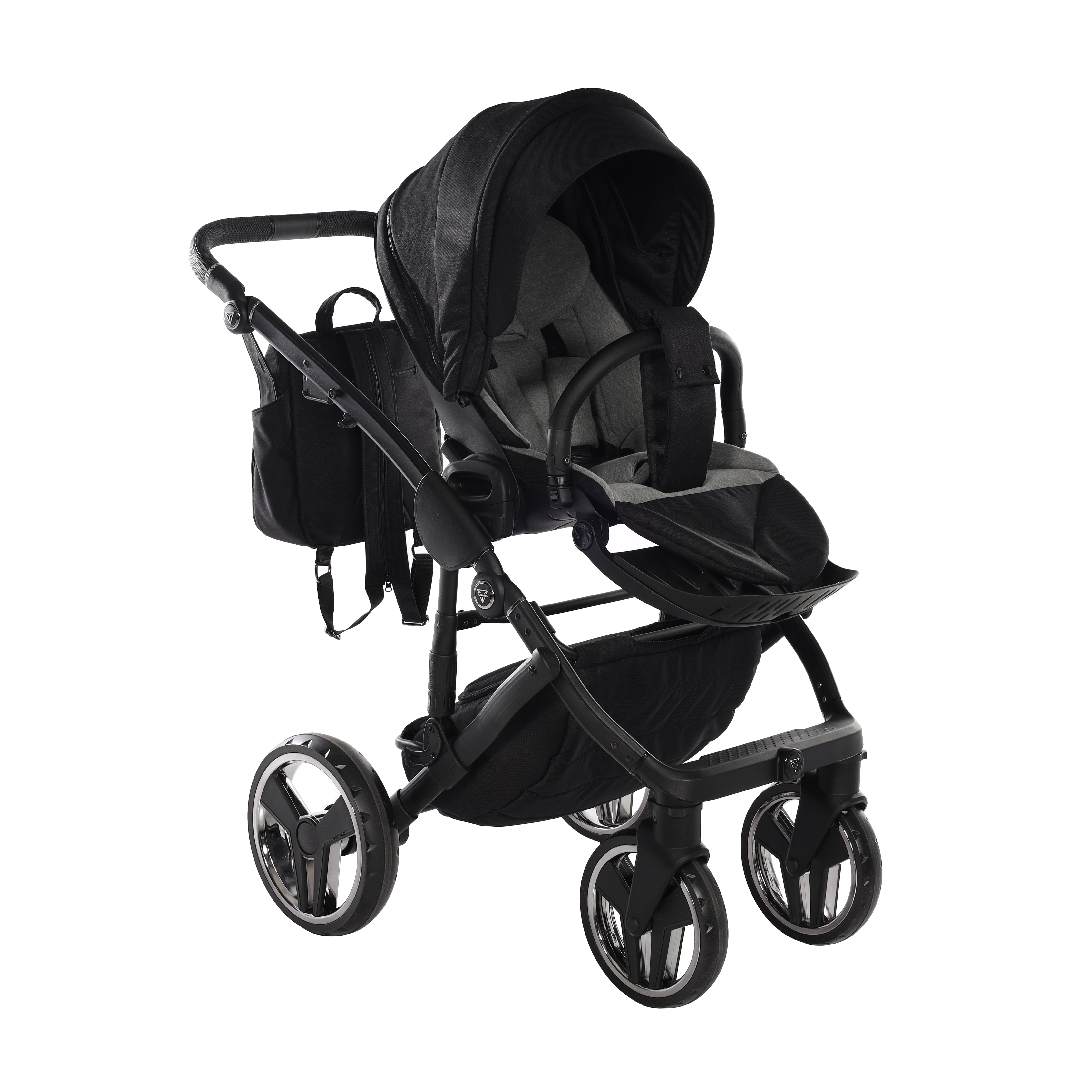 Junama Core 2 in 1 Pram - Black   