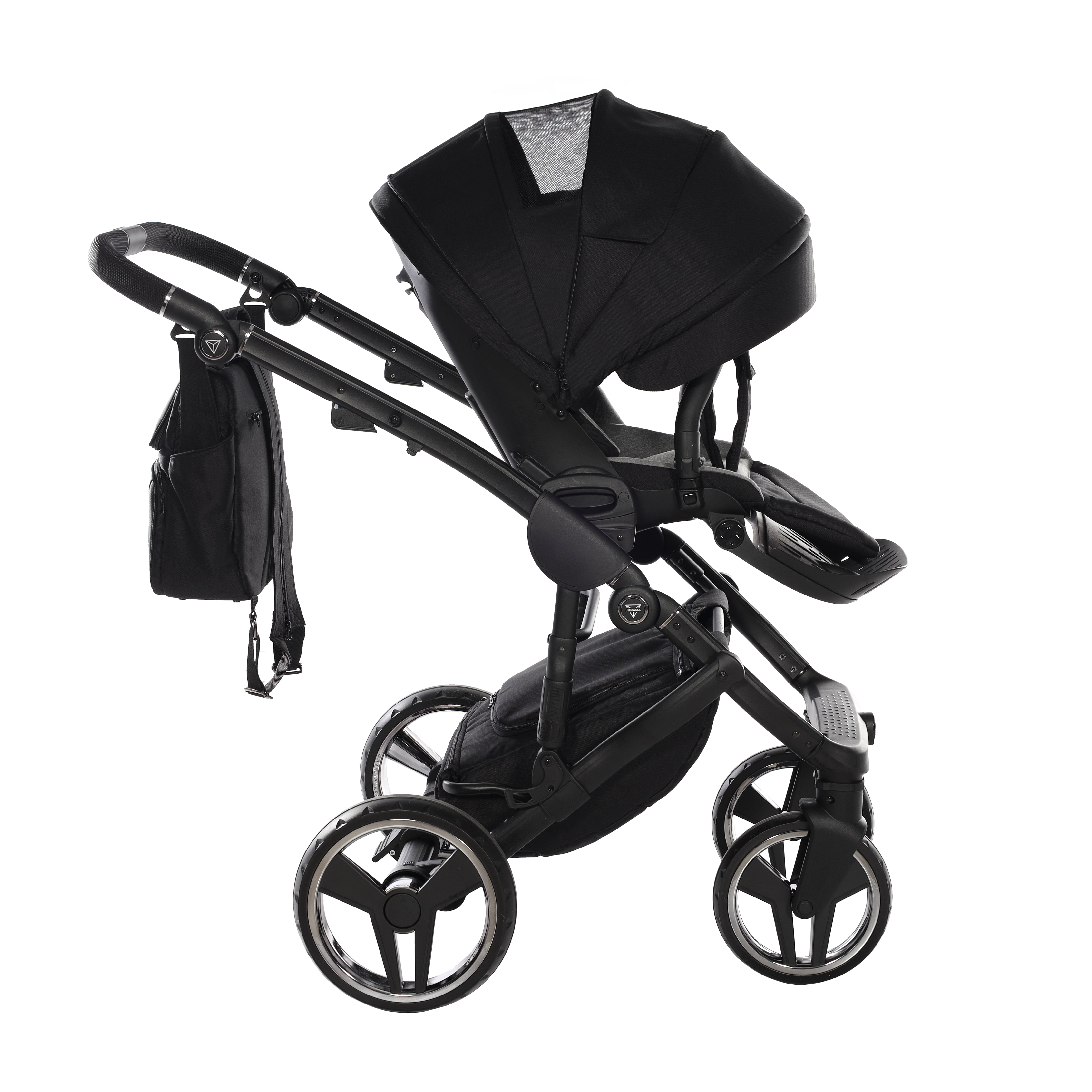 Junama Core 2 in 1 Pram - Black   