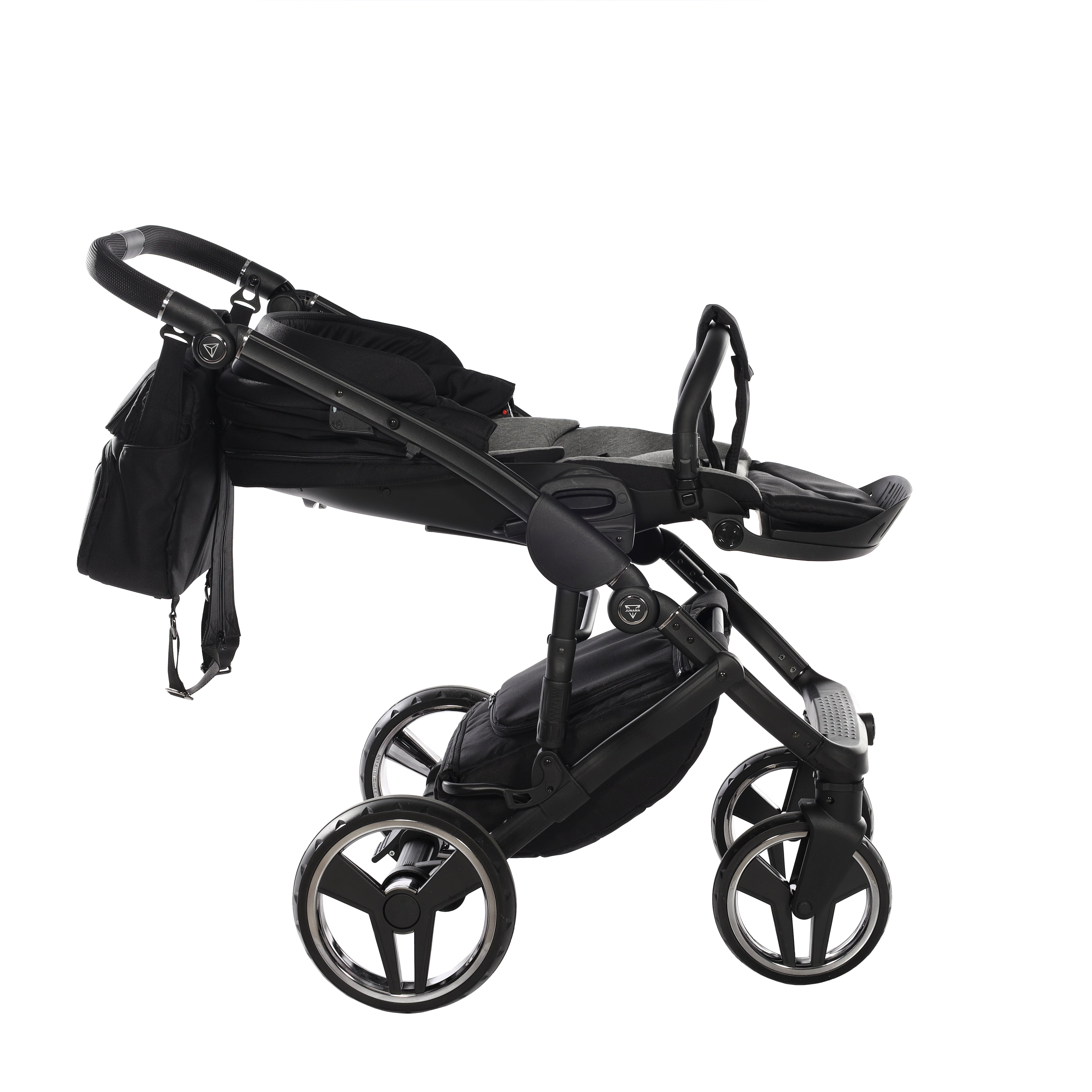 Junama Core 2 in 1 Pram - Black   