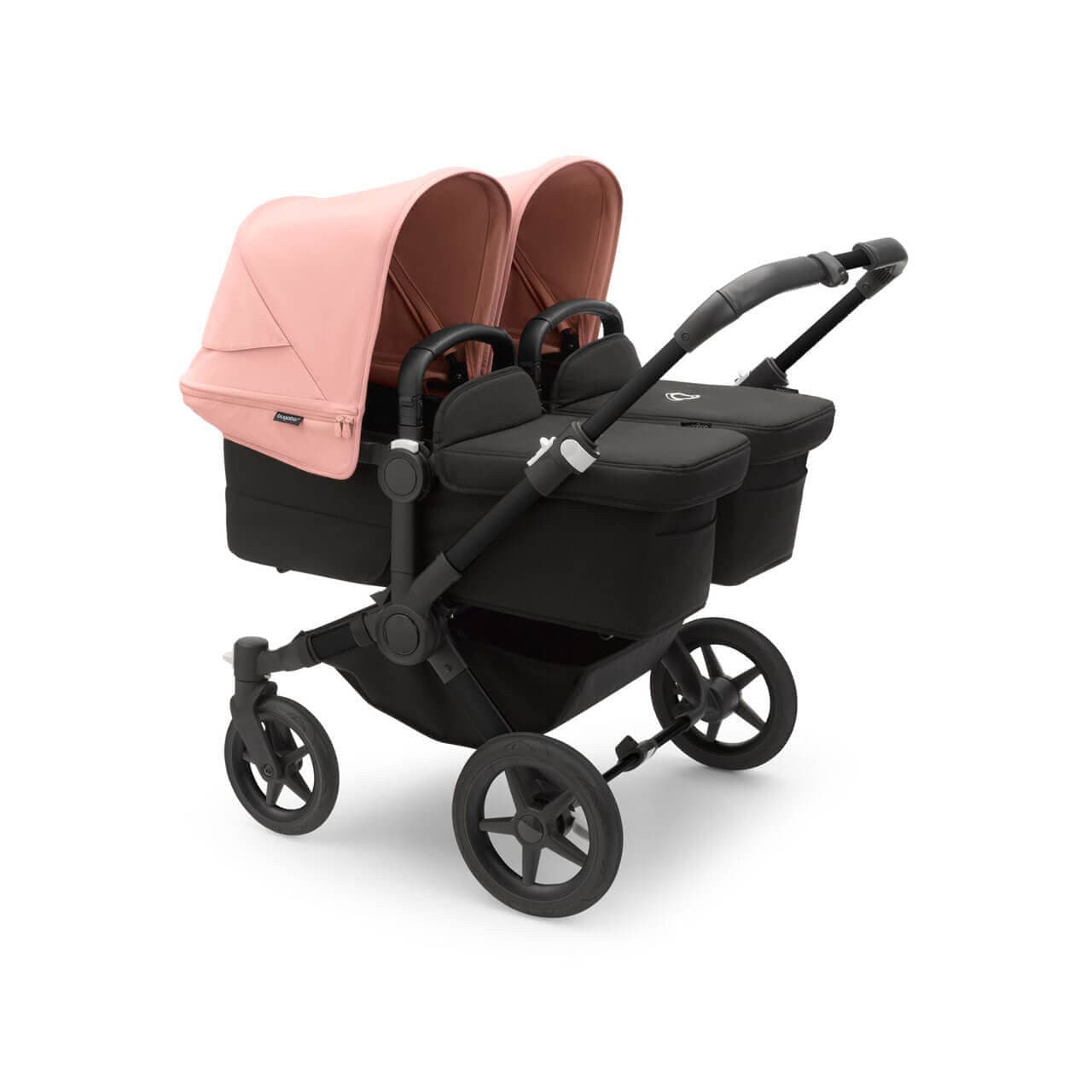 Bugaboo Donkey 5 Twin Pushchair on Black/Black Chassis - Choose Your Colour - Morning Pink | For Your Little One