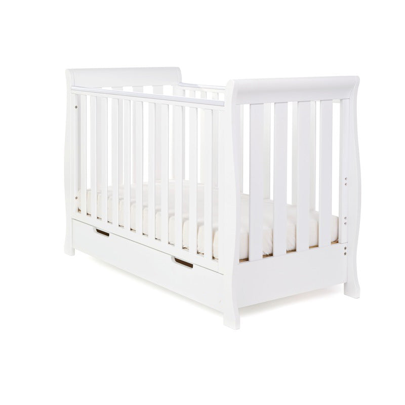 Obaby Stamford Mini Sleigh  2 Piece Room Set - White -  | For Your Little One