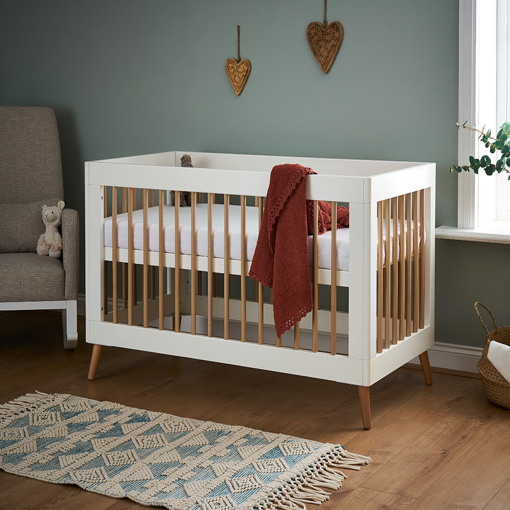 Obaby Maya Mini 3 Piece Room Set - White with Natural -  | For Your Little One