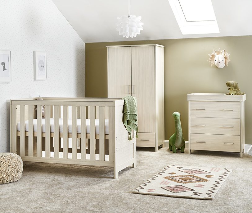 Obaby Nika 3 Piece Room Set - Oatmeal -  | For Your Little One