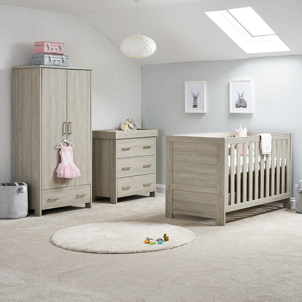 Obaby Nika 3 Piece Room Set - Grey Wash -  | For Your Little One