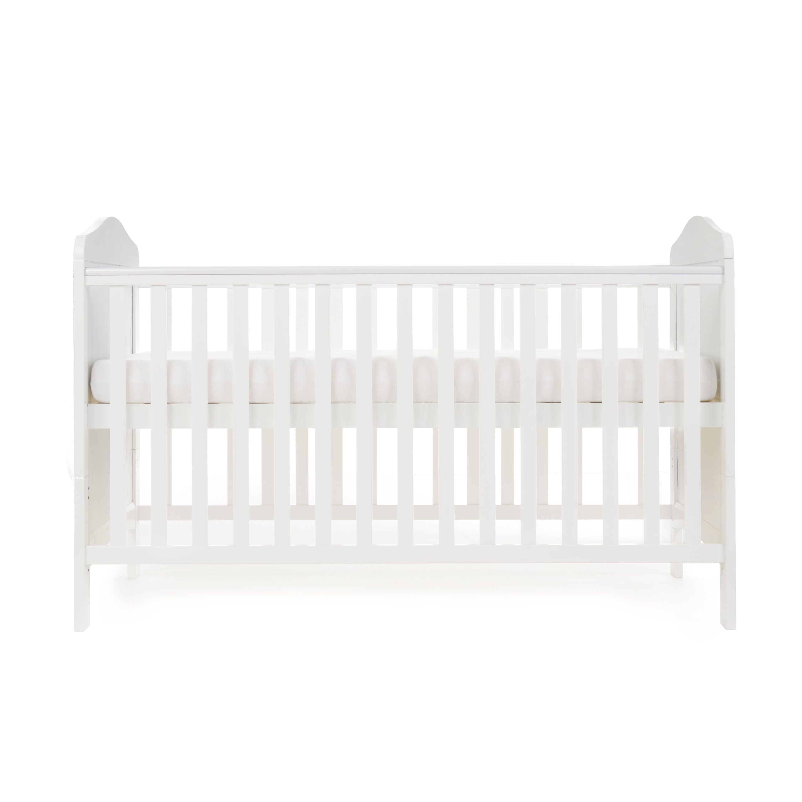 Obaby Whitby Cot Bed + Foam Mattress - White -  | For Your Little One