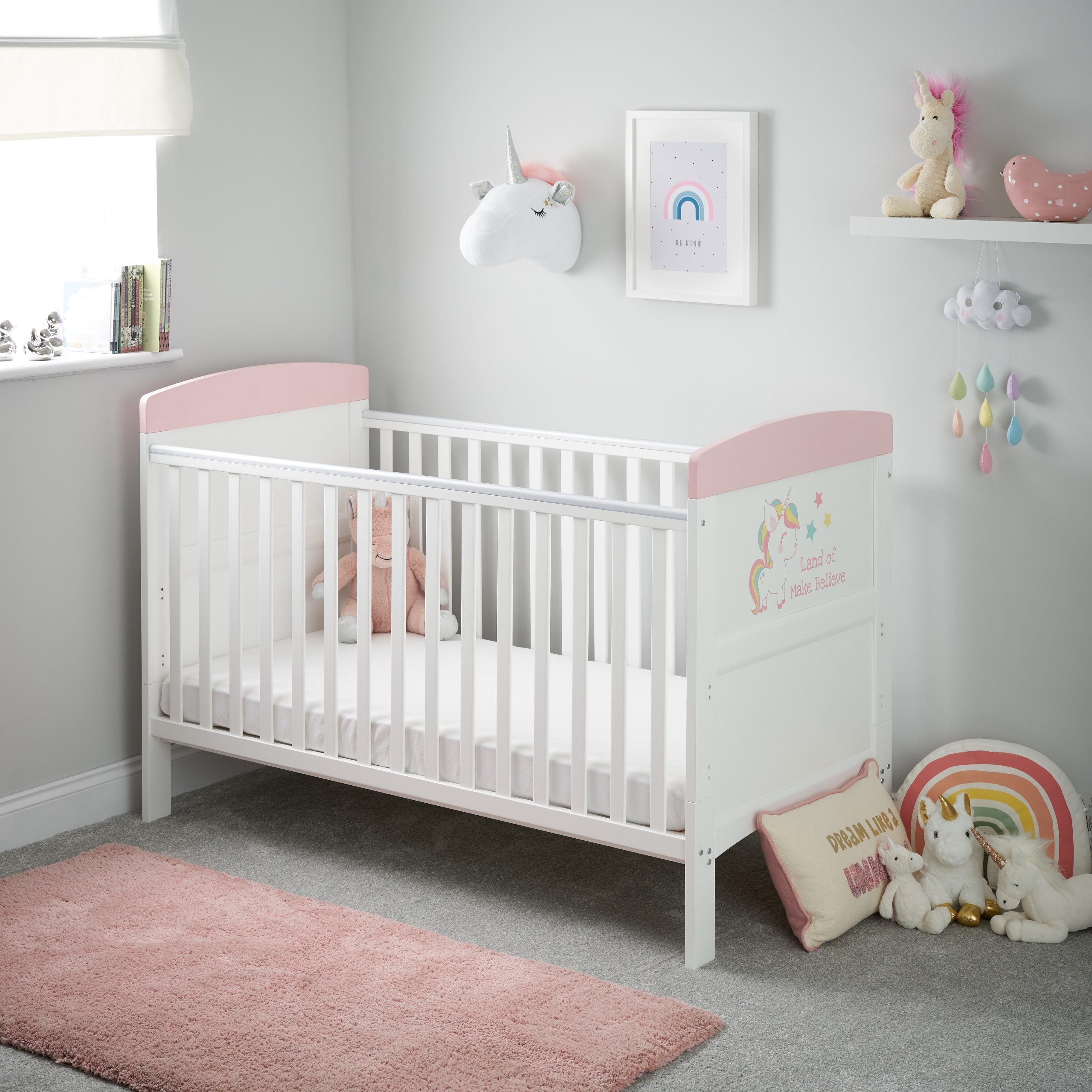Obaby Grace Inspire Cot Bed - Unicorn -  | For Your Little One
