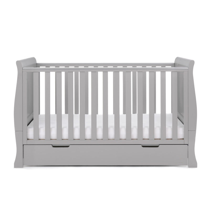Obaby Stamford Classic Cot Bed - Warm Grey -  | For Your Little One
