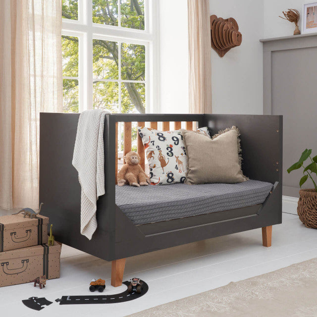 Tutti Bambini Como 3 Piece Room Set - Slate Grey / Rosewood   