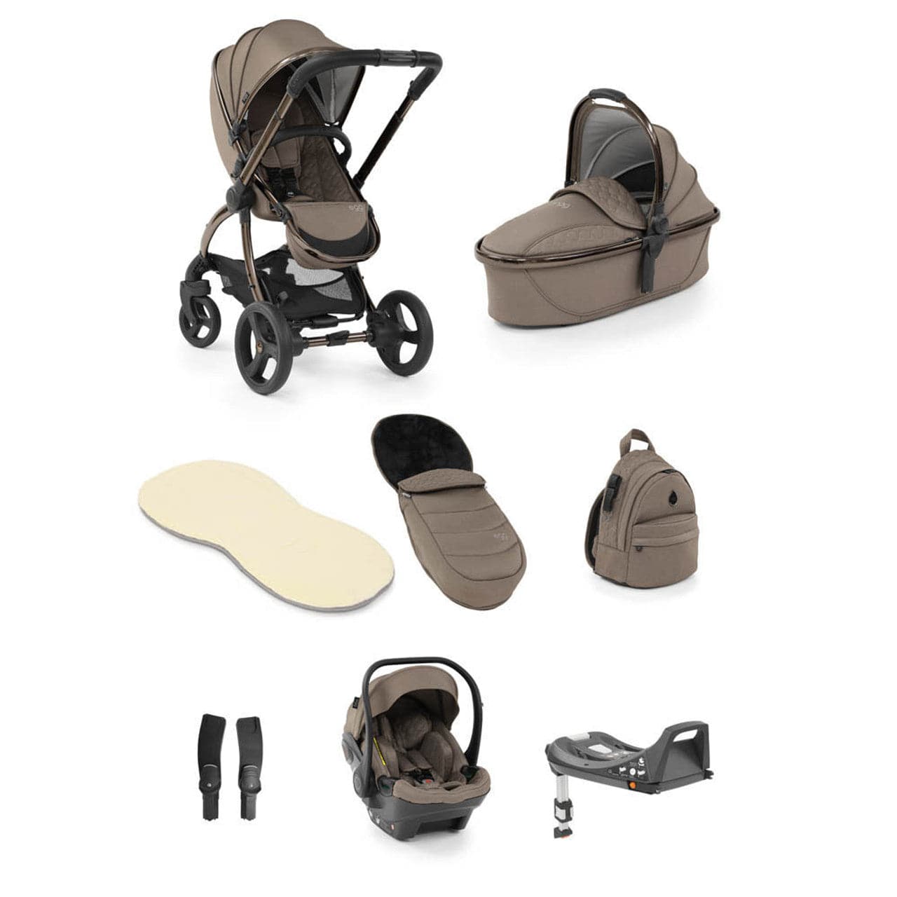 Egg® 2 Luxury Shell i-Size Bundle - Mink -  | For Your Little One