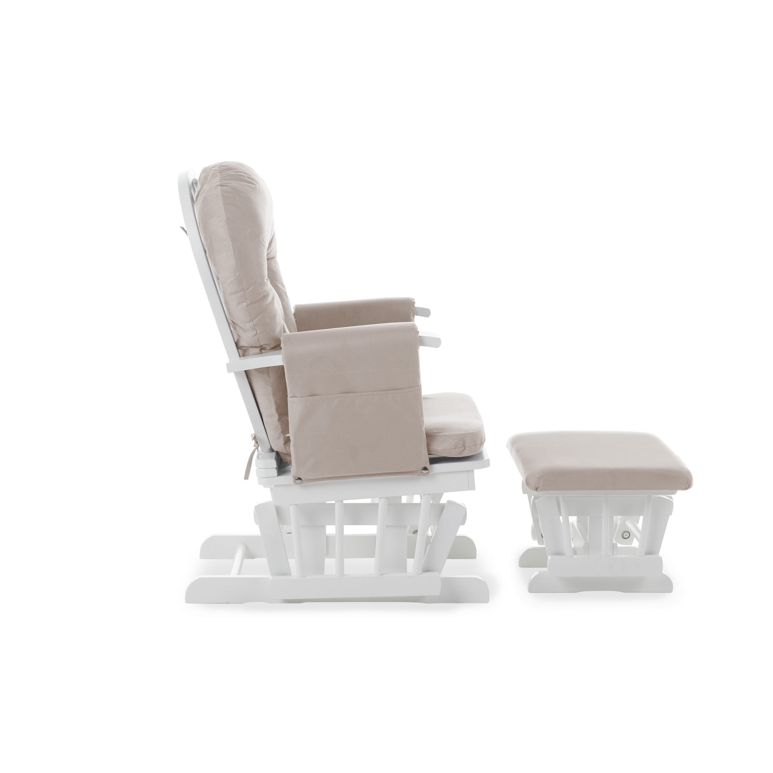 Obaby Reclining Glider Chair and Stool - Sand -  | For Your Little One
