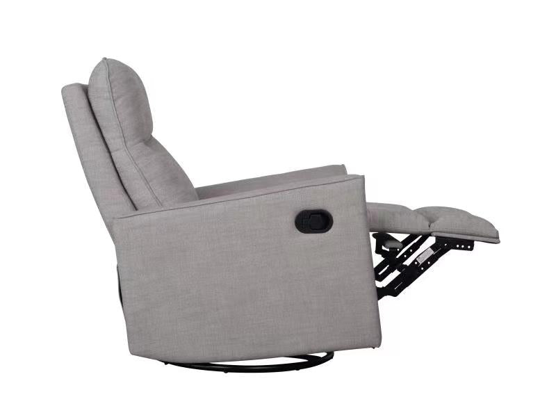 Obaby Savannah Swivel Glider Recliner Chair – Pebble -  | For Your Little One
