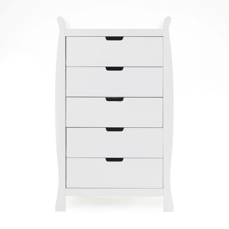 Obaby Stamford Tall Chest of Drawers - White -  | For Your Little One