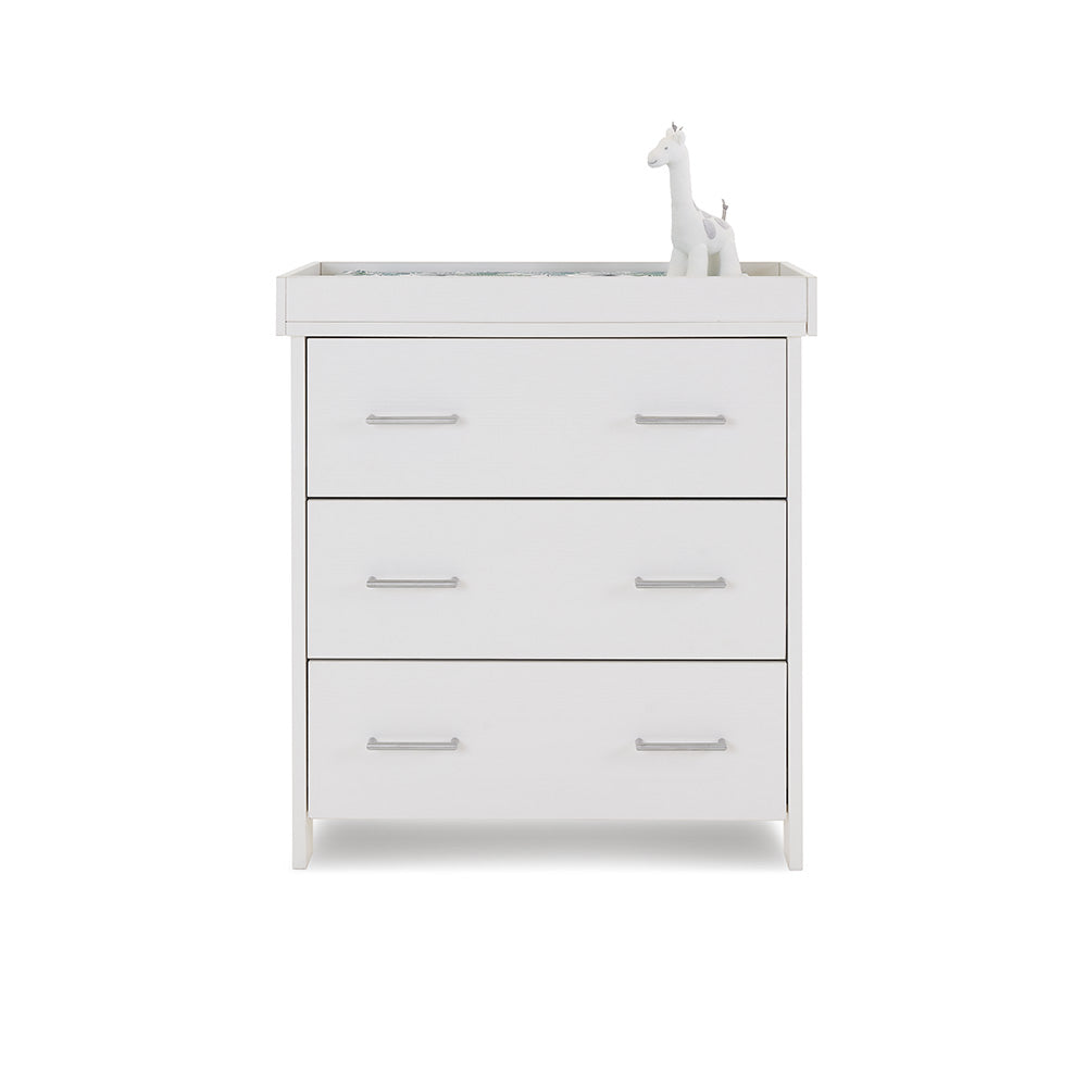 Obaby Nika Closed  Changing Unit - White Wash -  | For Your Little One