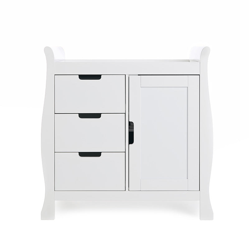 Obaby Stamford Luxe Sleigh  2 Piece Room Set - White -  | For Your Little One