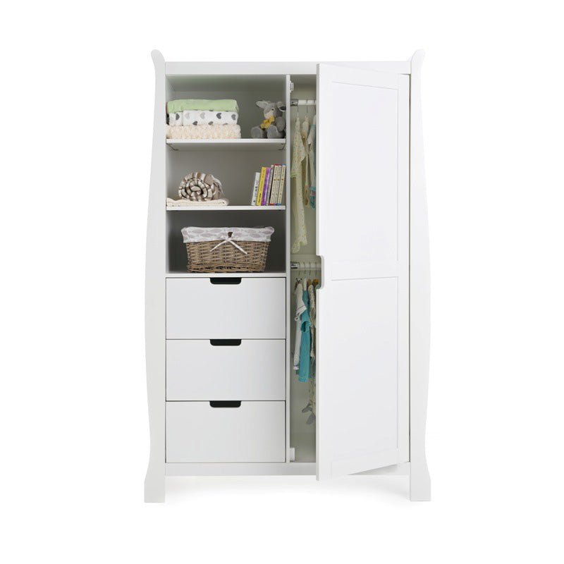 Obaby Stamford Double Wardrobe - White -  | For Your Little One