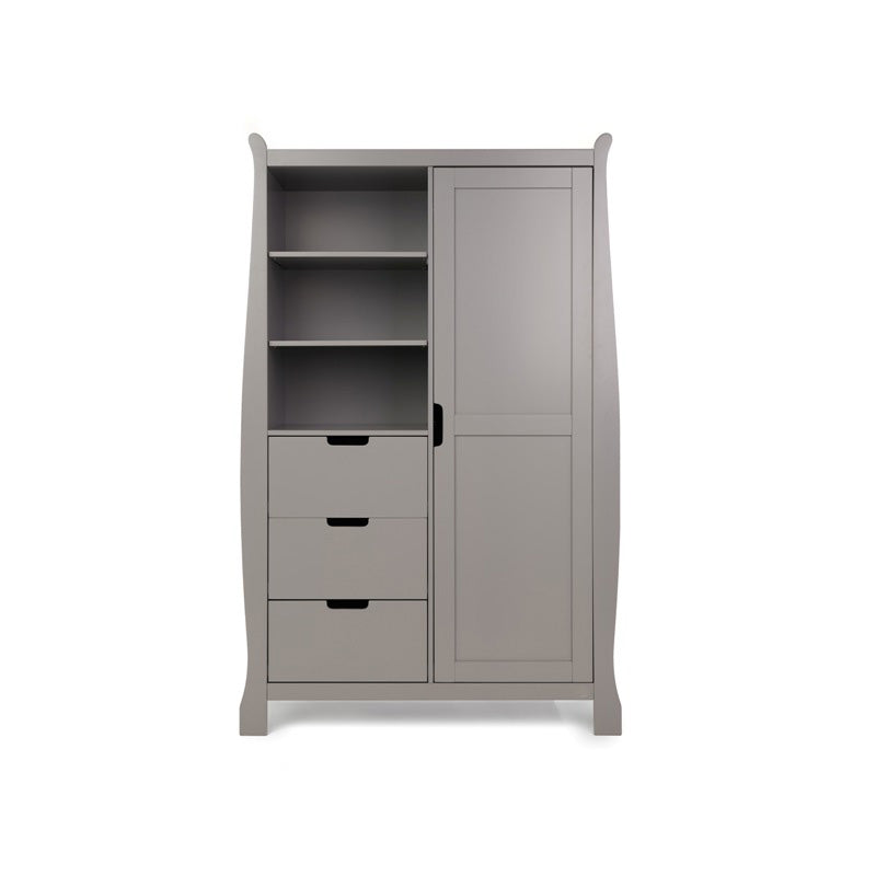 Obaby Stamford Double Wardrobe - Taupe Grey -  | For Your Little One