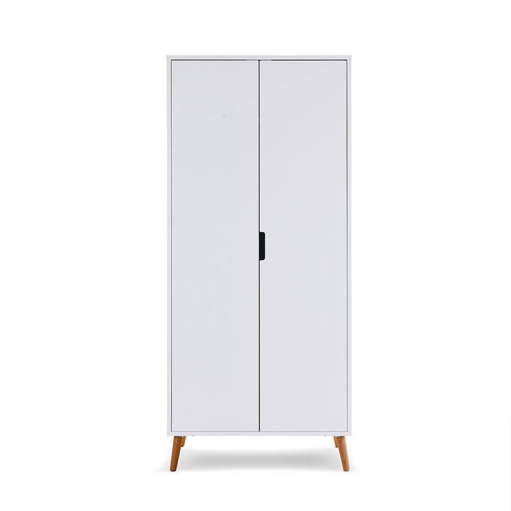 Obaby Maya Double Wardrobe - White with Natural -  | For Your Little One