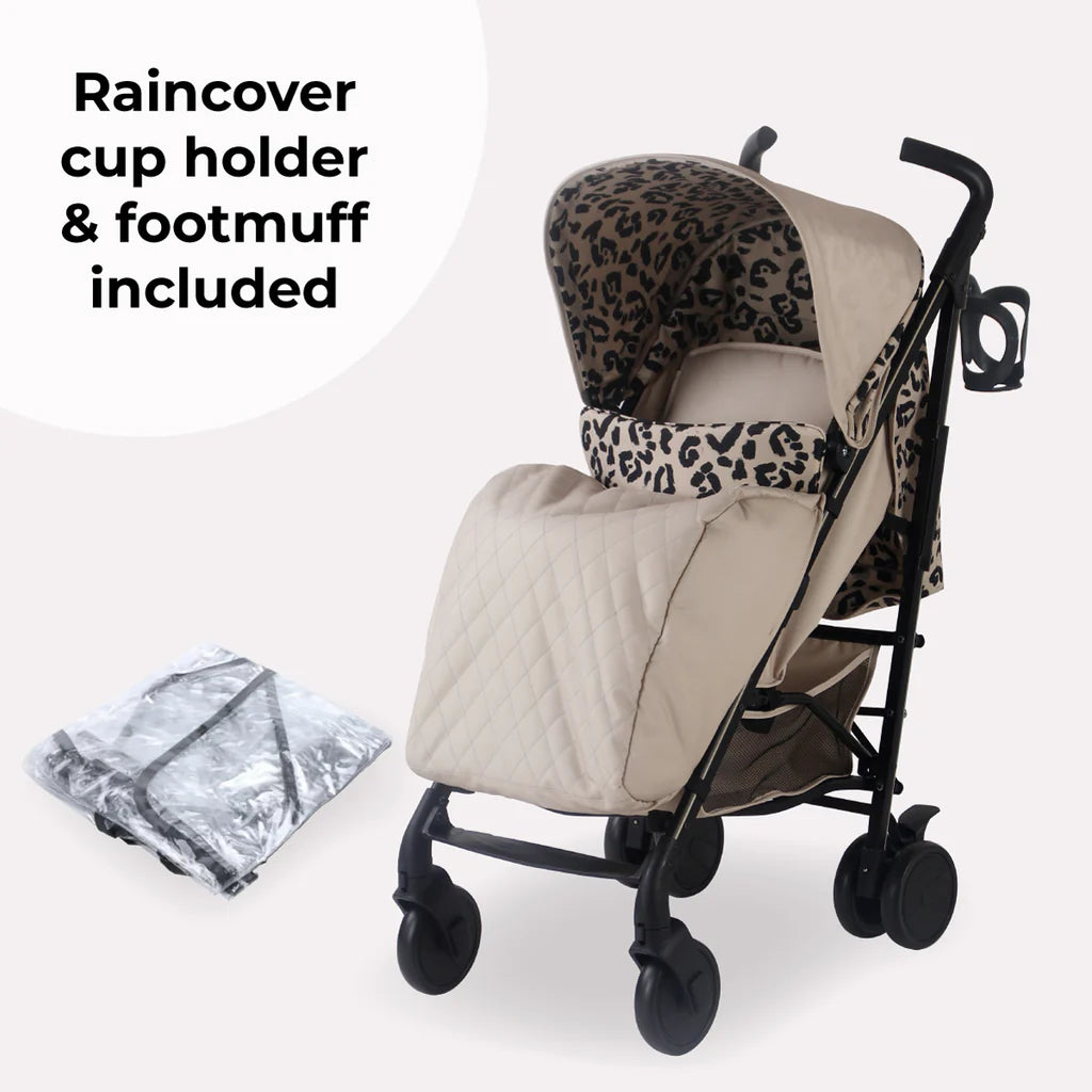 My Babiie MB51 Stroller - Dani Dyer Fawn Leopard - For Your Little One