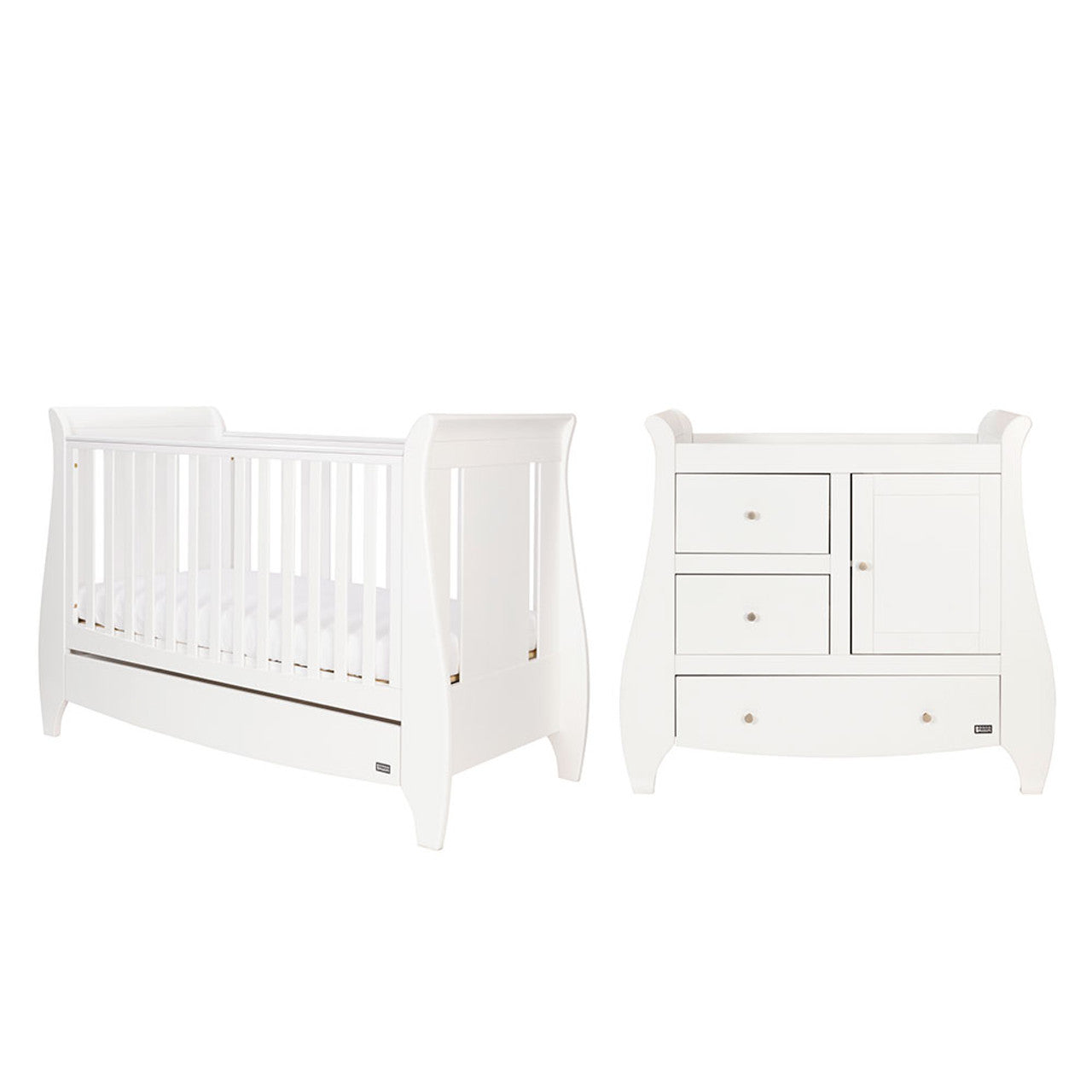 Tutti Bambini Katie Mini 2 Piece Room Set - White - For Your Little One