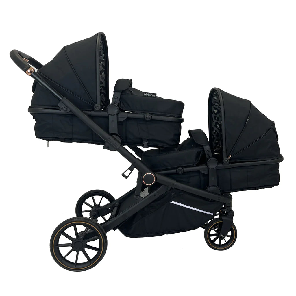 My Babiie MB33 Tandem Pushchair - Dani Dyer Black Leopard - For Your Little One