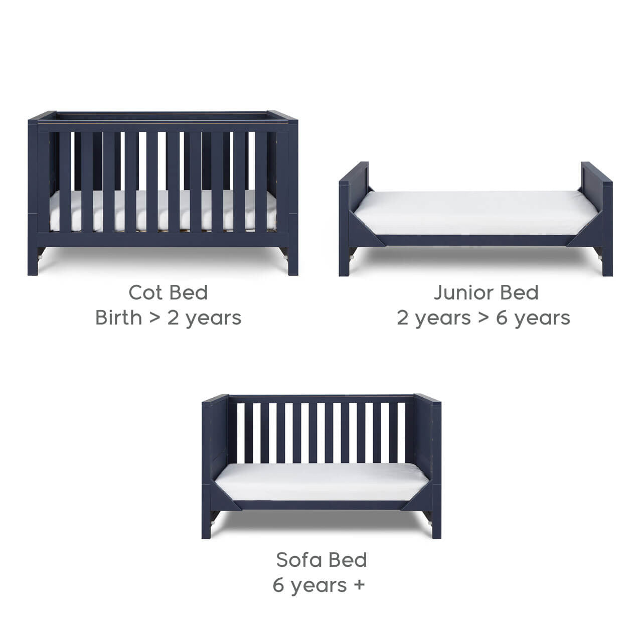 Tutti Bambini Tivoli Cot Bed - Navy - For Your Little One