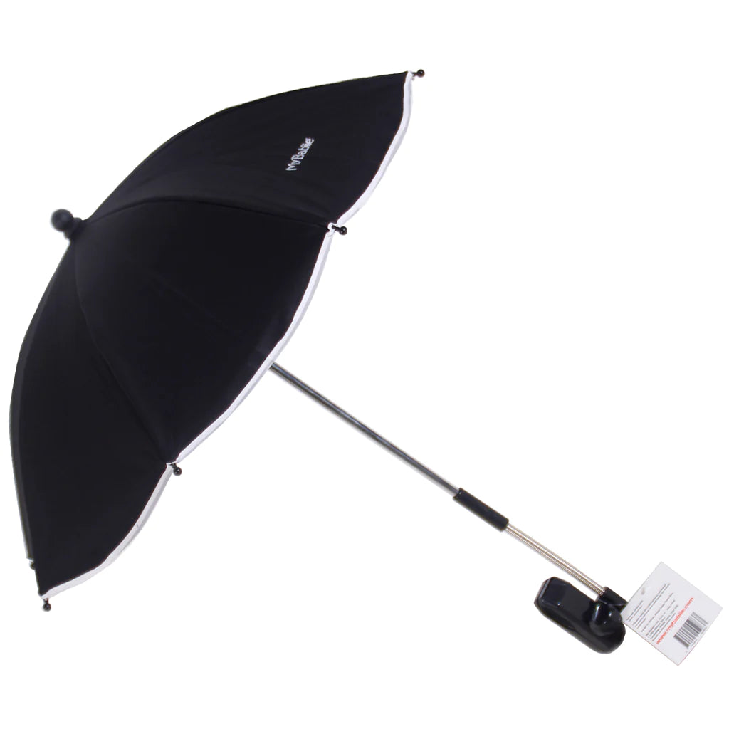 My Babiie Black Pushchair Parasol - For Your Little One