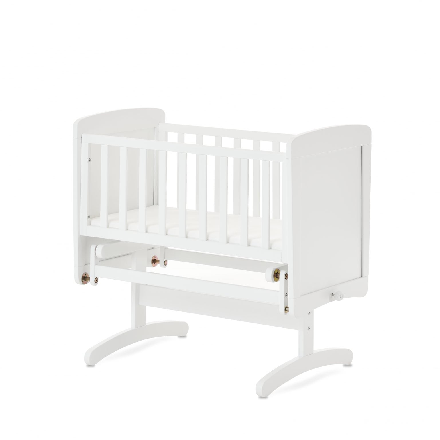 Obaby Gliding Crib and Mattress - White -  | For Your Little One