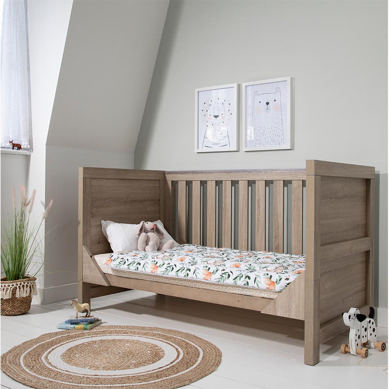 Tutti Bambini Modena Cot Bed - Oak - For Your Little One