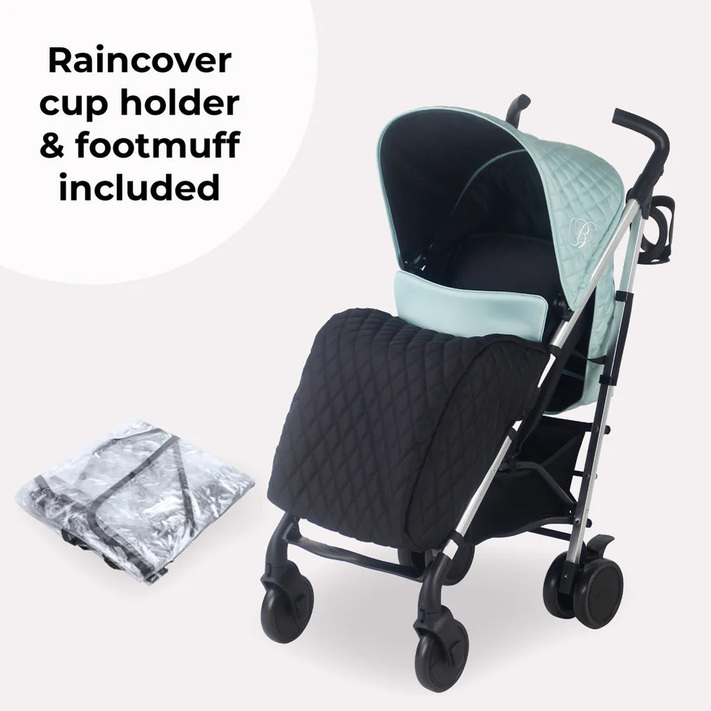 My Babiie MB51 Stroller - Billie Faiers Quilted Aqua -  | For Your Little One