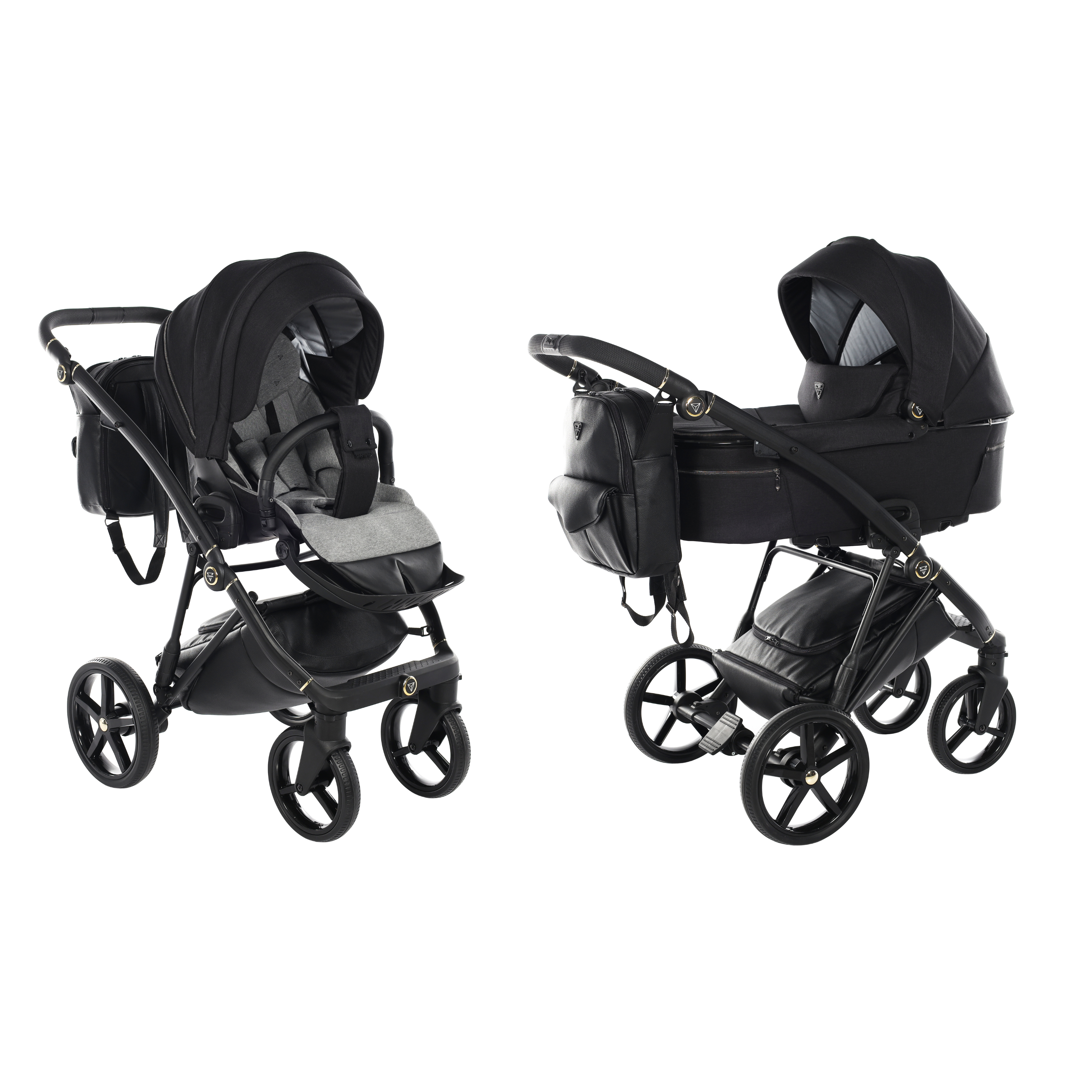 Junama Air 2 In 1 Pram - Black   