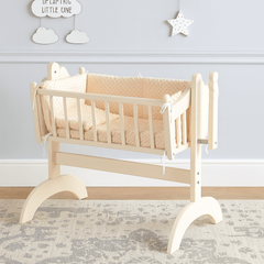 2pc Dimple Crib/Cradle Quilt & Bumper Bedding Set - For Your Little One