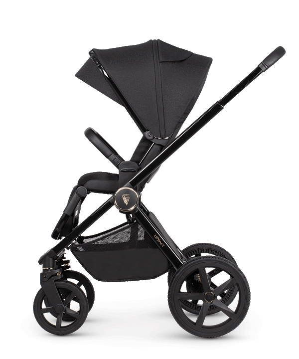 Venicci Upline 2 - 3 In 1  Travel System - All Black