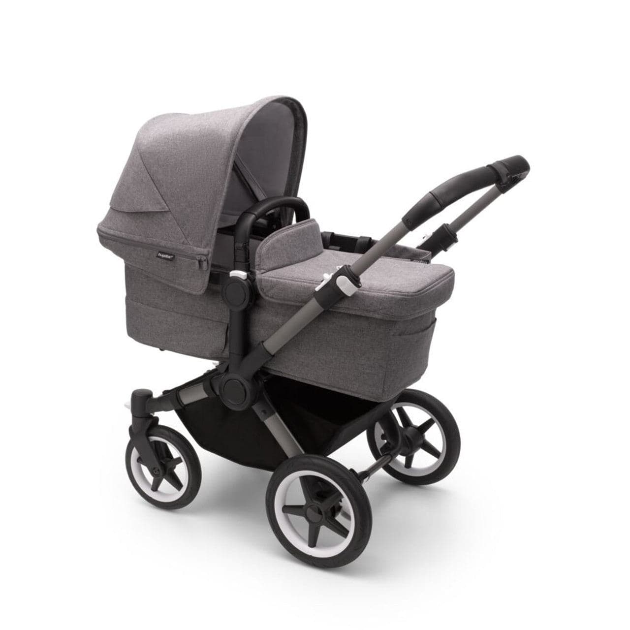 Bugaboo Donkey 5 Duo Complete Travel System + Turtle Air - Graphite/Grey Melange - For Your Little One