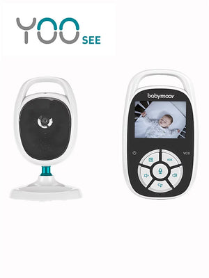 Babymoov YOO-See video baby monitor set with camera and handheld screen unit