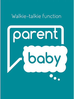 Babymoov video baby monitor walkie-talkie function graphic