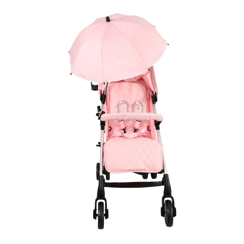 My Babiie Pink Pushchair Parasol   