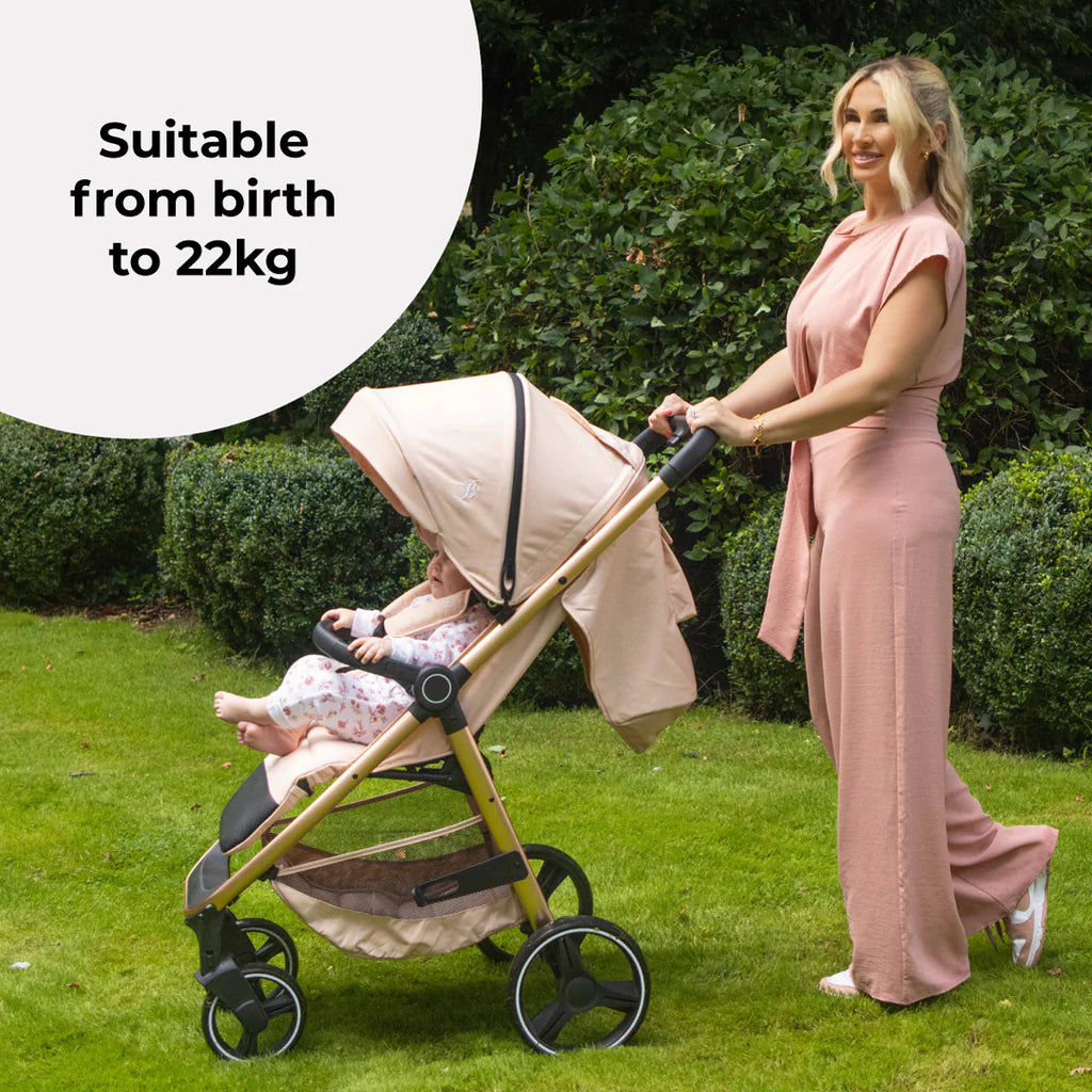 My Babiie MB160 Pushchair - Billie Faiers Rose Gold Blush   