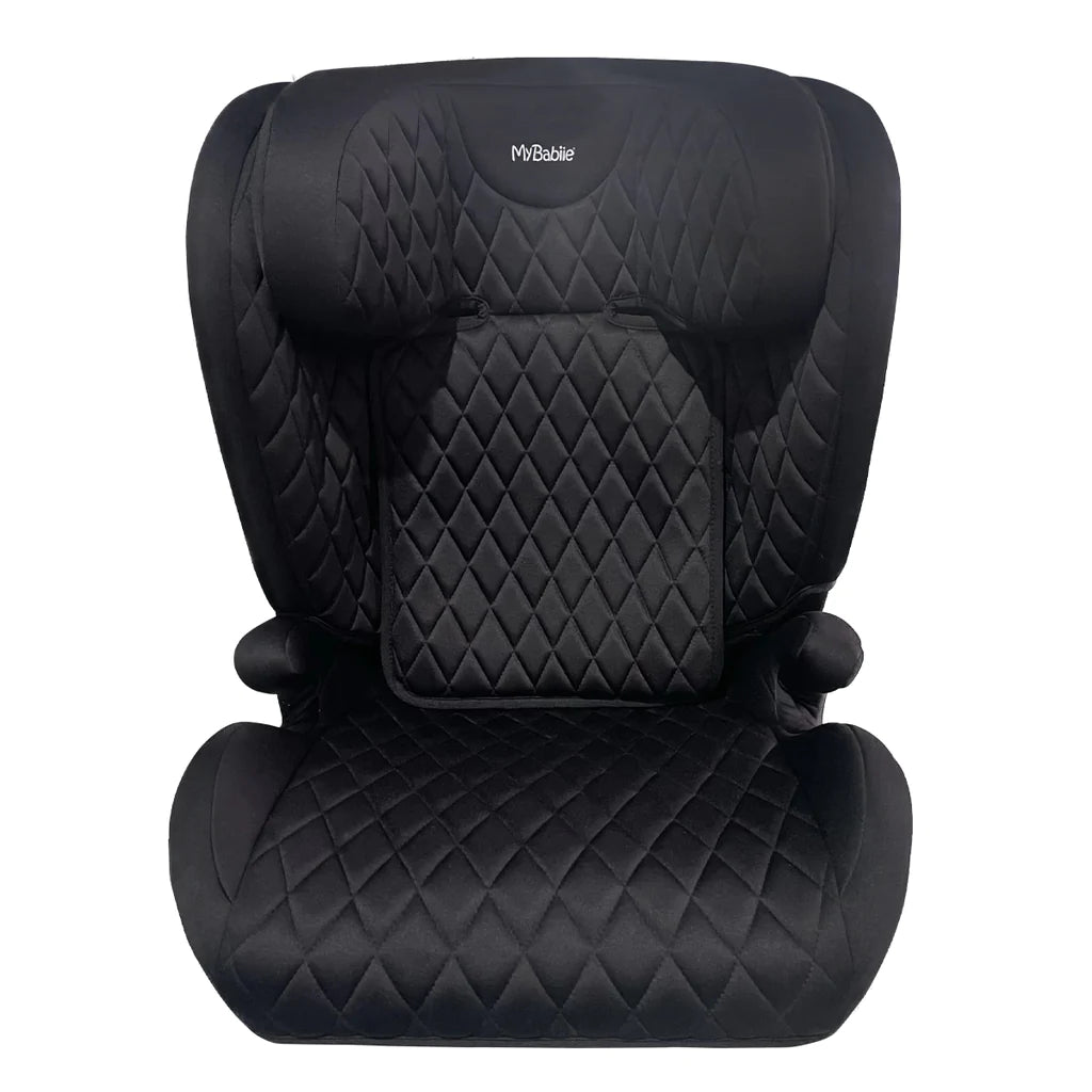 My Babiie MBCS23 i-Size (100-150cm) High Back Booster Car Seat - Billie Faiers Quilted Black   