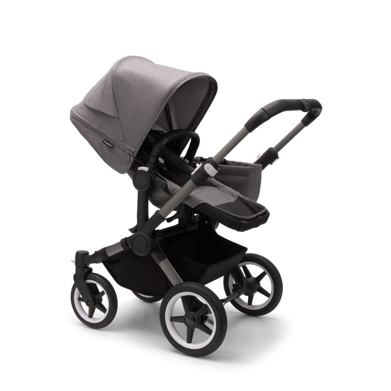 Bugaboo Donkey 5 Mono Complete Pushchair - Graphite/Grey Melange   