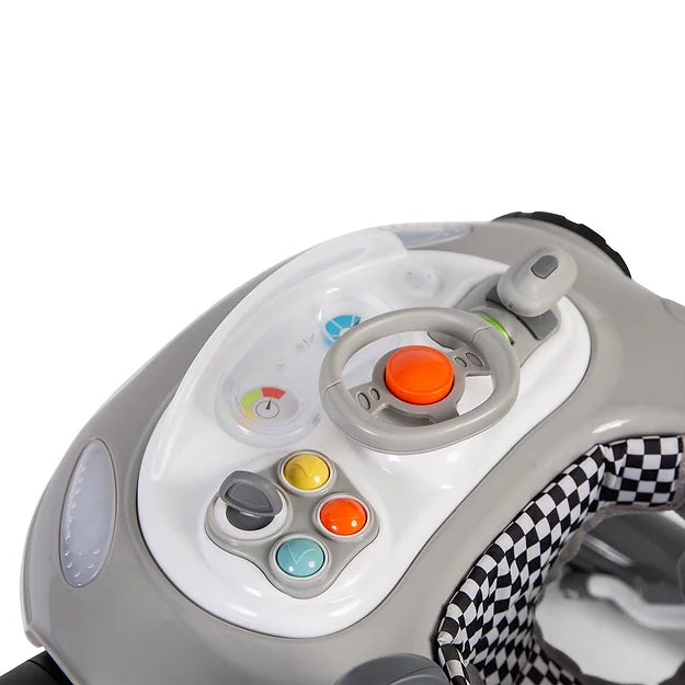 Red Kite Baby Go Round Race Walker - Sporty Car Electronic Grey   