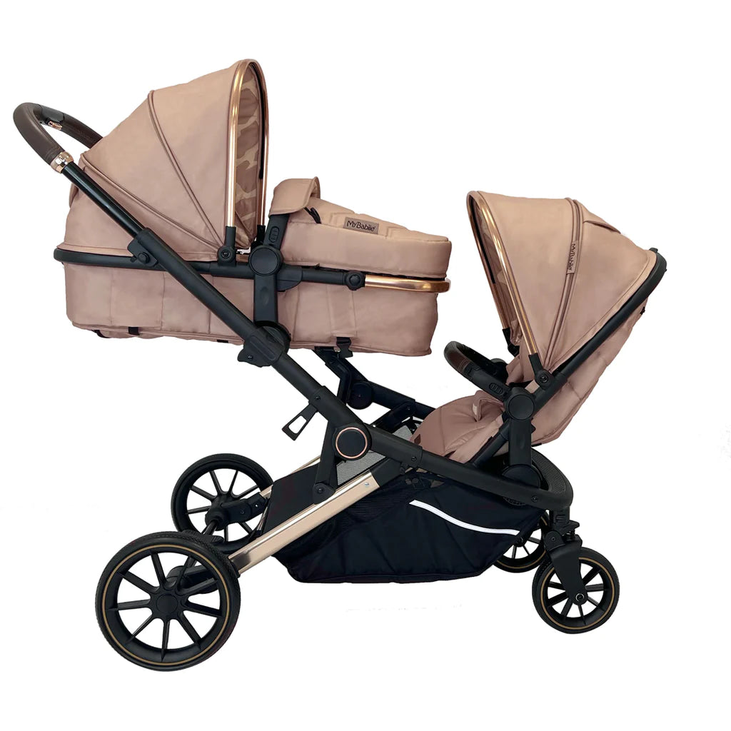 My Babiie MB33 Tandem Pushchair - Dani Dyer Giraffe   