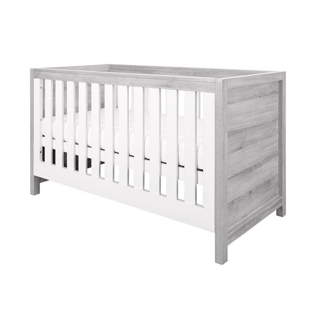 Tutti Bambini Modena Cot Bed - Grey Ash / White -  | For Your Little One