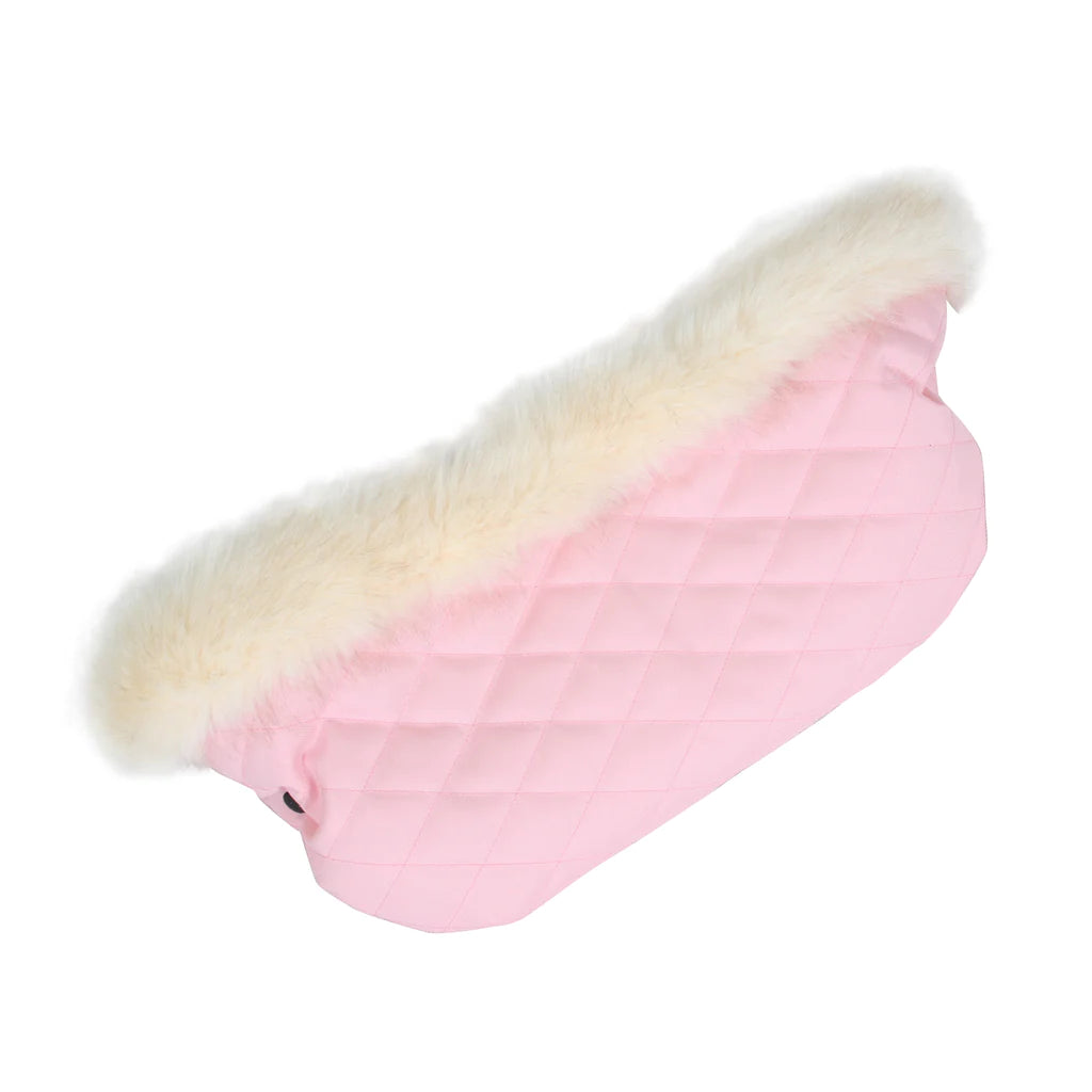 My Babiie Fur Trimmed Baby Pink Pushchair Handmuff -  | For Your Little One