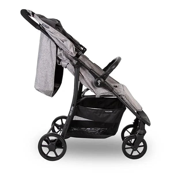 Red Kite Push Me Quad Stroller- Grey-Damaged box